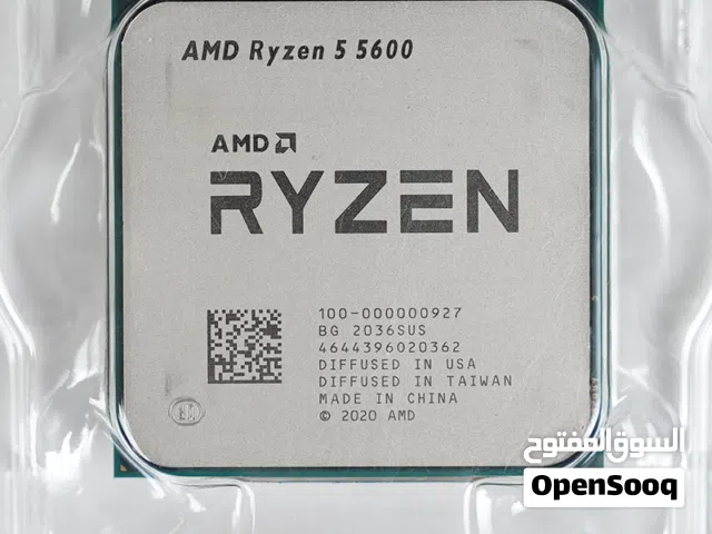 amd rayzen 5 5600 جديد مع مروحة