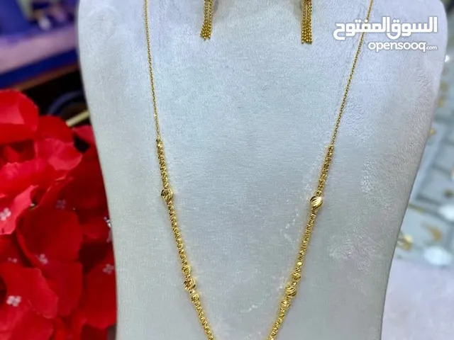 طقم ذهب عيار 21 ذهب