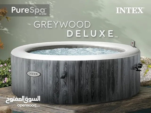 جاكوزي jacuzzi Greystones Deluxe  من شركة INTEX الرائع وبمواصفات خيالية وبسعر خاص وحصري