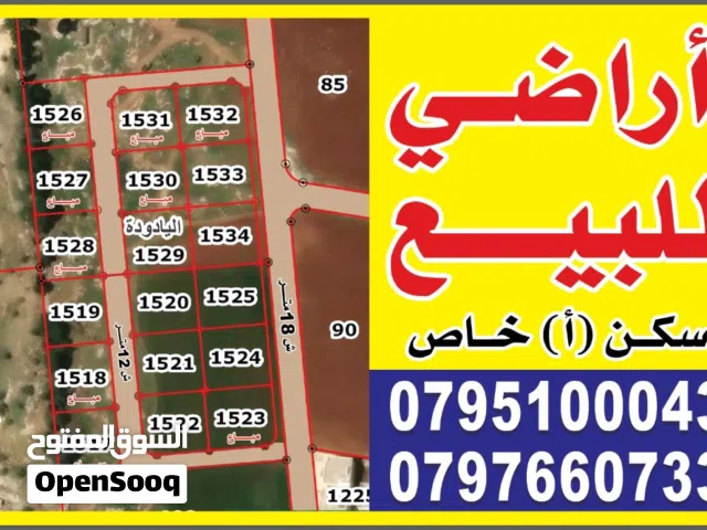 ارض للبيع اليادوده سكن خاص