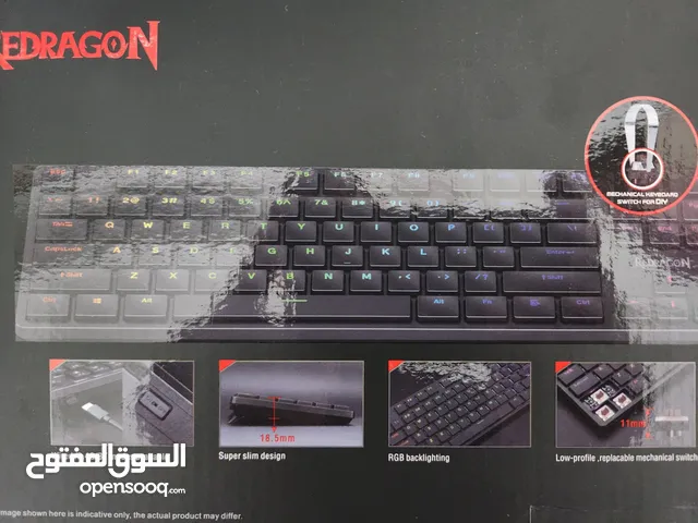 REDRAGON wireless gaming keyboard كيبورد لاسلكي RGB