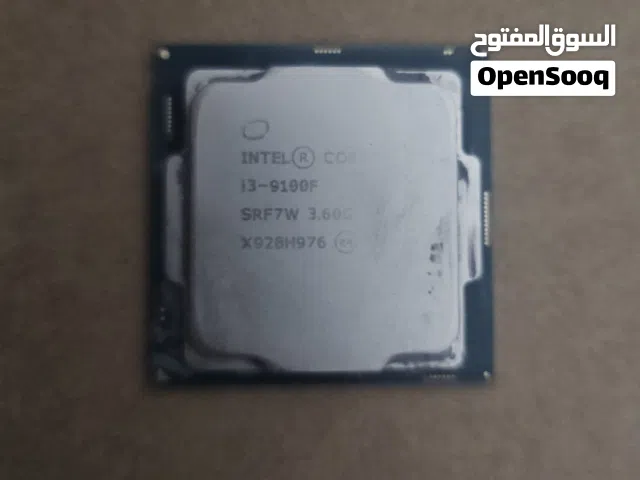 معالج i3 9100f بحاله شبه جديد