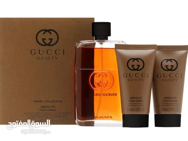 مجموعة شامبو جيلتي أبسولوت ايديشن للرجال من جوتشي (عبوة من 3 قطع) CUCCI GUILTY Travel Set