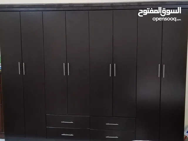 غرفة نوم 6 قطع مع دولاب كبير 8 درف