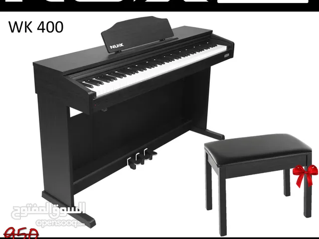 ديجتال بيانو Nux WK-400 Digital Piano جديد مع كرسي