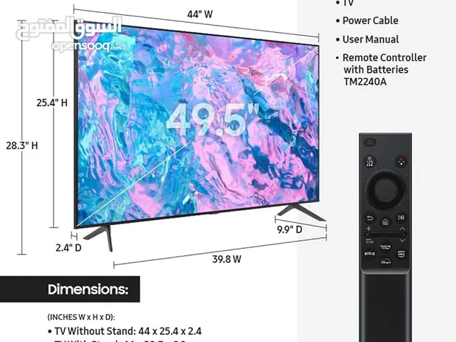 عرض جديد بسعر منافس Samsung TV UHD CU 7000 لدى سبيد سيل