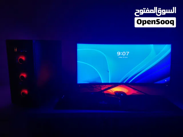 Pc+monitor gaming setup