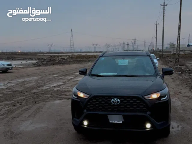 تــويــوتـا كــورلا كــروس أسود 2024 وكالة SAS البصرة عليها نانو سيراميك بصرة