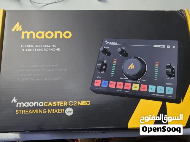 ميكسر صوت Maonocaster C2 Neo للبث والبودكاست - جديد بالكاملللبيع
