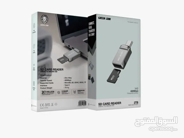 قارئ ذاكرة من USB-C إلى Micro SD فائق السرعة – يدعم حتى 2 تيرابايت