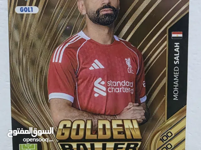 Mohamed Salah Golden Baller 2026 Panini Card