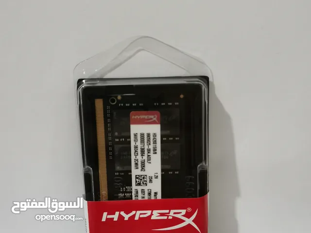 رامات pc و لاب توب hyperx DDR4 للبيع