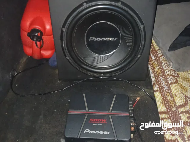 Pioneer 1500W car speakers and Pioneer 500W amplifier