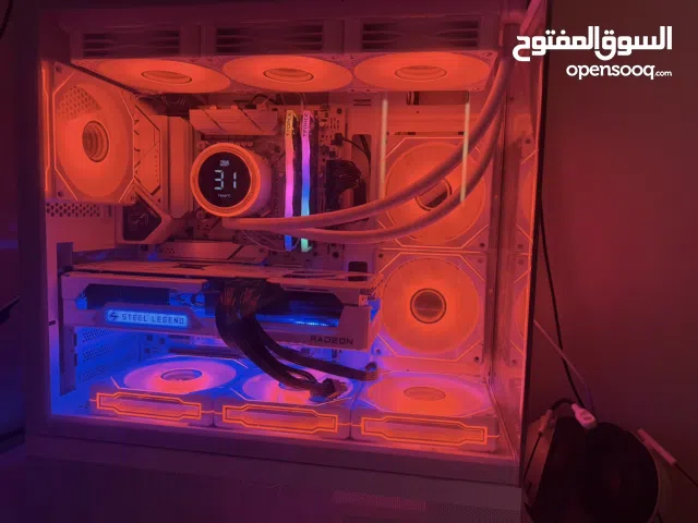 Full White Gaming Setup With beast PC