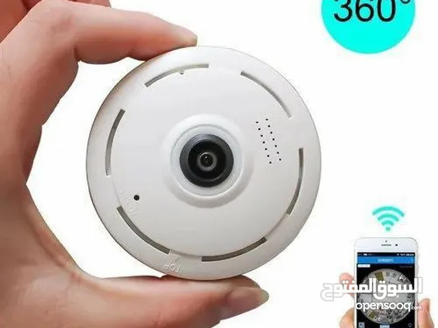 كاميرا مراقبة 360 درجة مع مكبر صوت و رؤية ليلية من واي فاي