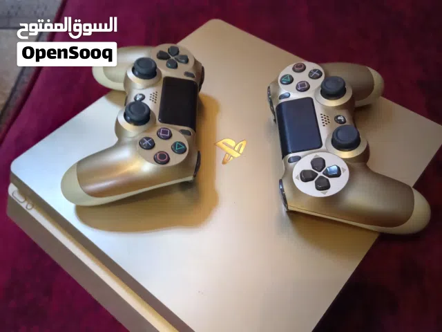 بلاي ستيشن 4 النسخه الذهبيه الاصليه لون ذهبي للبيع