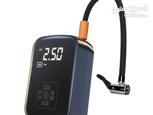 مضخة نفخ إطارات كهربائية لاسلكيه يصلح للسيارات وللدراجات النارية والدراجات الهوائية والقوارب والكرات