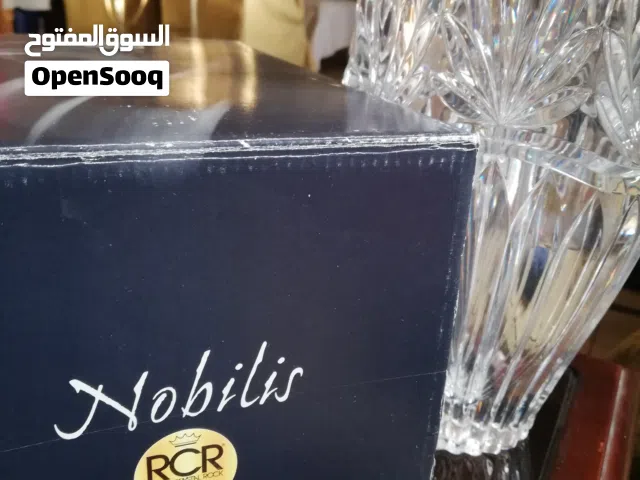 فازة كريستال جديدة فاخرة لم تستخدم وارد الخارج صناعة إيطالية