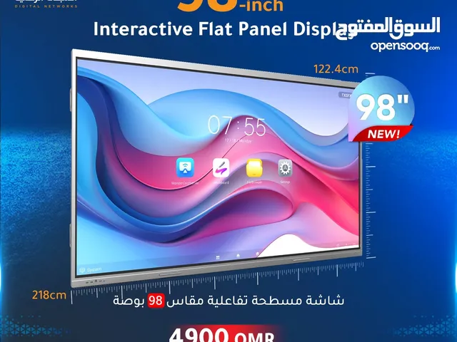 شاشة تفاعلية للمدارس والمكاتب بحجم 98 بوصة وبدقة 4K – تجربة مذهلة للتعليم والمؤتمرات