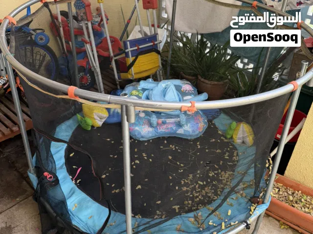 ترامبولين trampoline قطرها متر ونصف