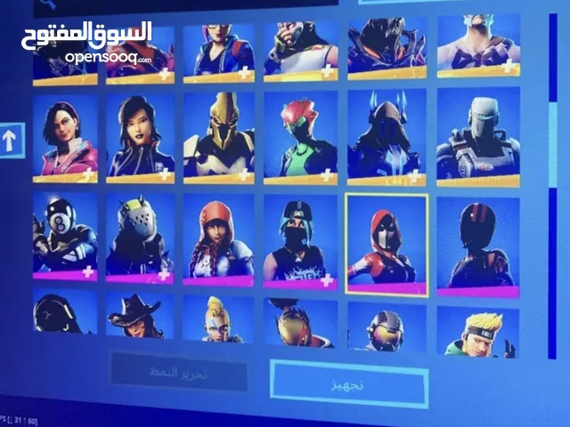 للبيع حساب ايبيك قيمز فورت نايت