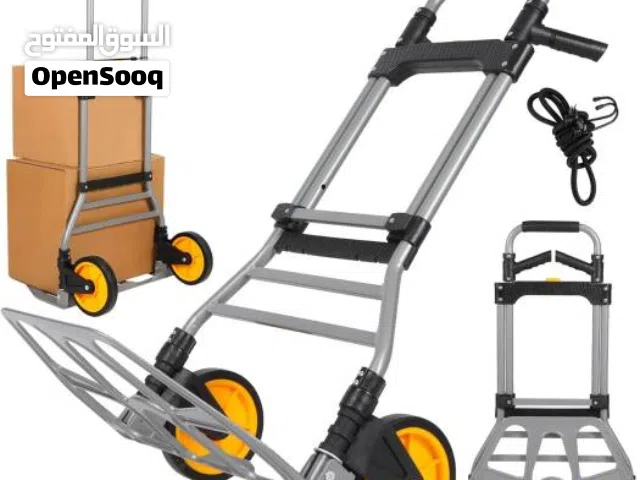 Foldable hand truck for gas and heavy loads of 150kgs or 330lbs