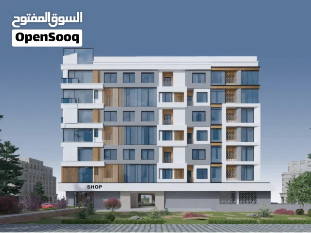 للبيع شقة بنظام الطابقين دوبلكس  3 غرف نوم في ارقي مناطق مدينة السلطان قابوس بالاقساط المرنه
