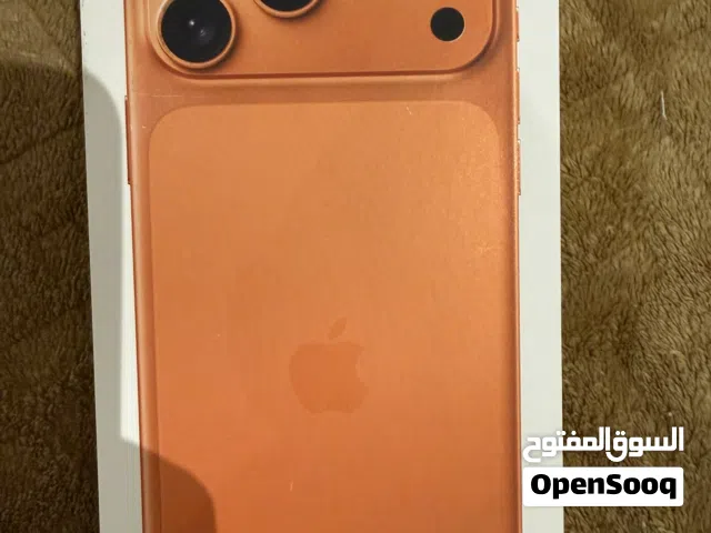 ايفون 17 برو ماكس جديد برتقالي بسعة 1 تيرابايت من أبل