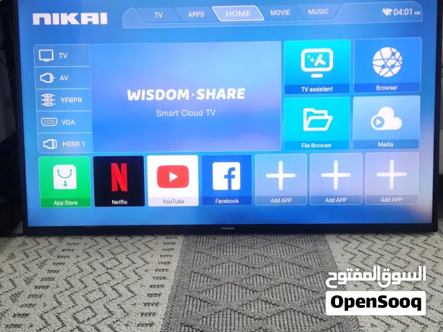 تلفزون نيكاي 60 بوصه  سمارت برامج الحجم 60 انش اقرا الوصف يتوفر توصيل