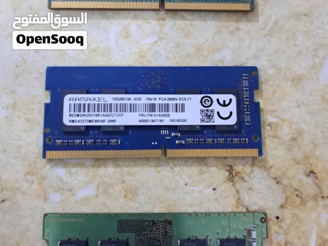 رامات لابتوب 4 قيقا ddr4