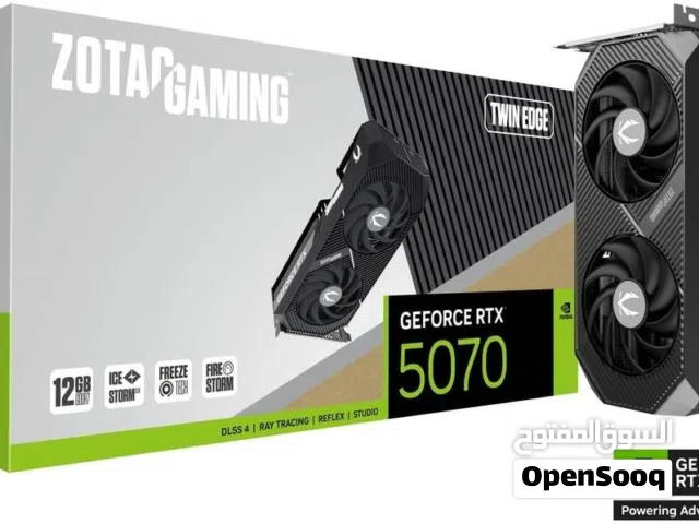 مع ضمان سنه rtx 5070 12gb شبه جديد (لفترة محدده)