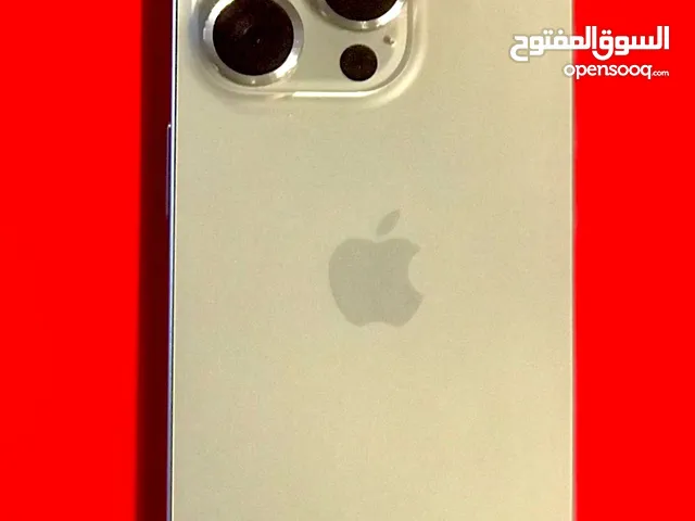ايفون 15 برو زيرو ضرايب مساحه 128 بطاريه 99 اللون التيتانيوم بدون خربوش معاه الكرتونه