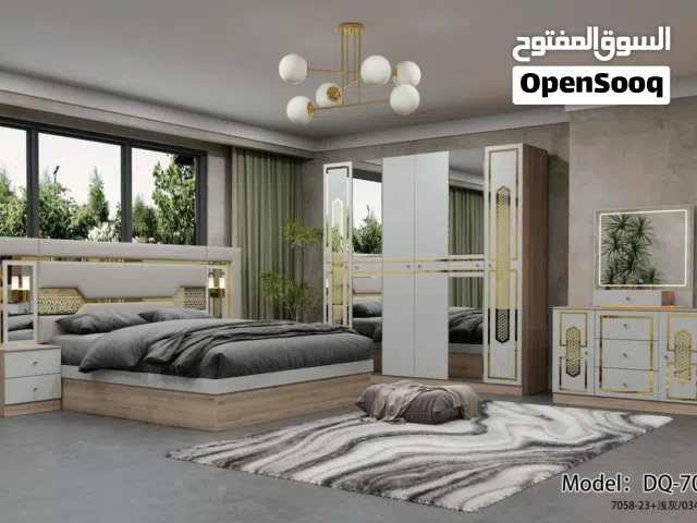 تخفيضات غرفة نوم صيني 7 قطع مع دوشق طبي والتركيب مجاني