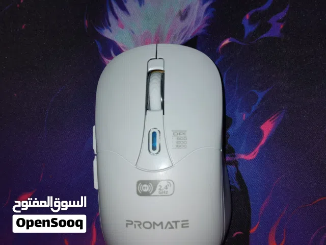 ماوس ابيض مستعمل على خفيف للبيع