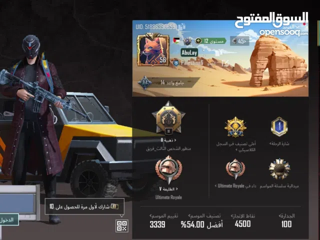 Pubg Accounts and Characters for Sale in Bethlehem