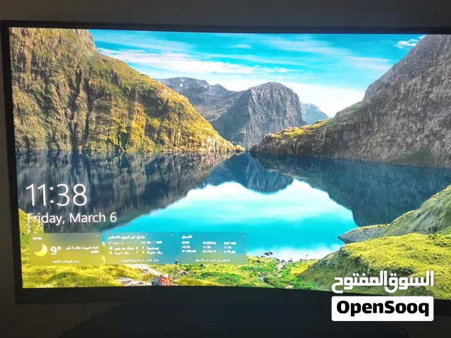 شاشة MSI حجم 24 إنش و 180 HZ مستعملة شهر أسبوع