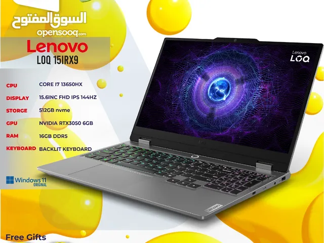 لابتوب لينوفو اي 7 Laptop Lenovo I7 RTX3050 بافضل الاسعار