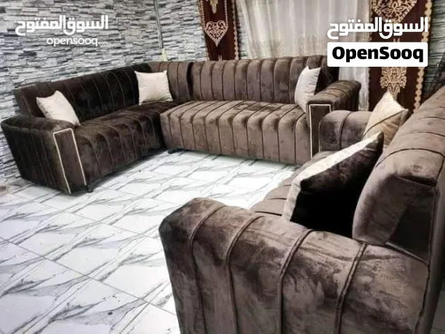 كنب كورنر 9 مقاعد خامات فخمة جدًا – إسفنج نخب أول شامل توصيل