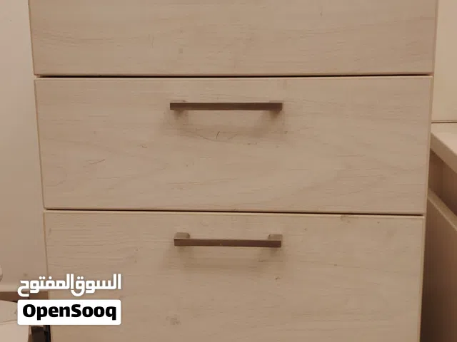 Modern White Mobile Filing Cabinet