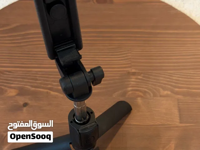 عصاة سيلفي + ستاند للتصوير + 2 عدد اضاءة