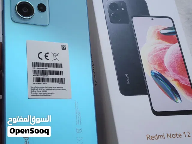 Redmi Note 12 With Box  Dual Physical Sim  128GB/8GB Neat And Clean