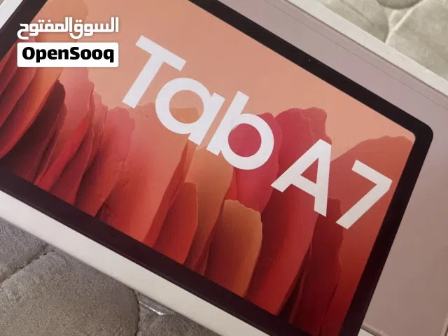 Tab galaxy A7  حالة وكالة  لا يوجد أي خدش ويمكنك معاينته ورؤيته بنفسك  جهاز قوي ويمكن الاعتماد عليه
