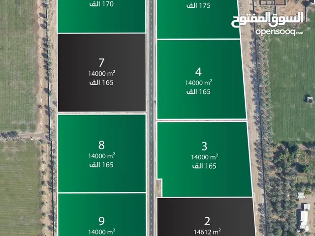 (فرصه من ذهب )امام شارع السلطان قابوس امتلك ارضك الزراعيه مع تصريح لبناء وحده سكنيه