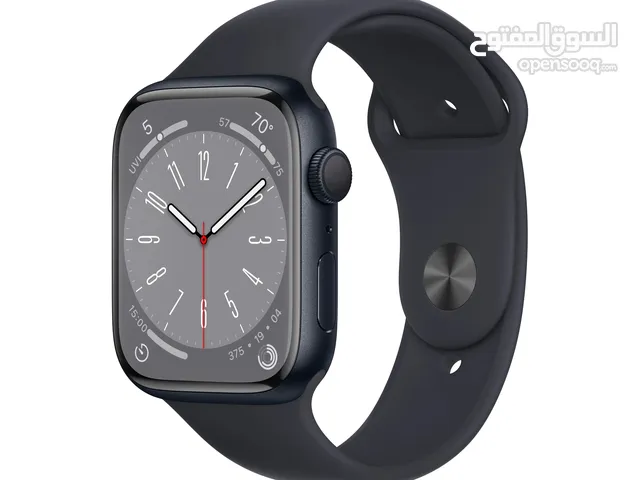 ساعة أبل الذكية Apple Watch Series 8 GPS - 45mm Midnight