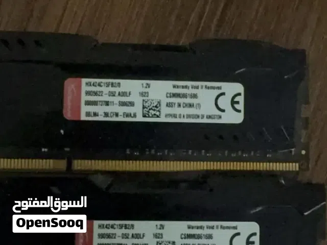 رامات DDR4 16GB (2×8GB) للبيع نظيفة وسريعه