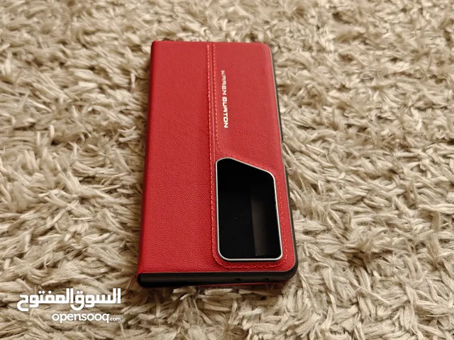 Brand New Cover for HONOR Magic V2 RSR Porsche Edition-Red Leather Phone Case