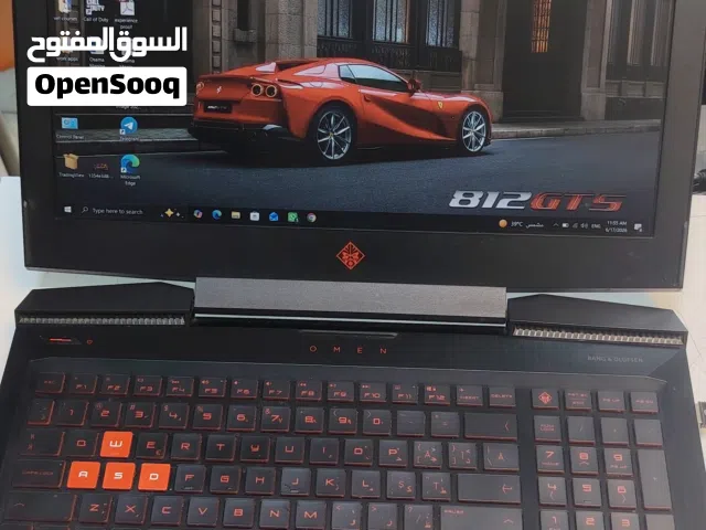Gaming HP Omen laptop used for +1 year +12 gb ram + 500 gb SSD hardisk + format & windows install