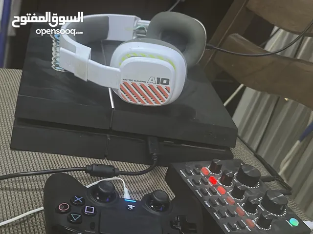 بلايستيشن فور مع سماعه استرو A8 ومكسر v8 ووايرات