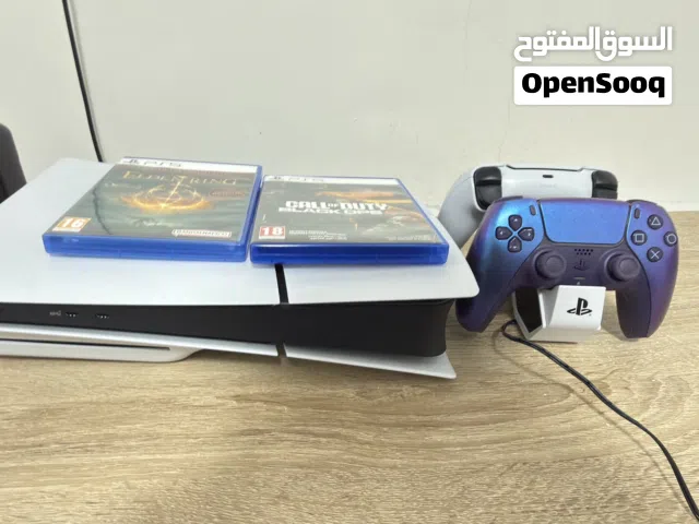 PS5 Disc Edition 1TB + 2 DualSense Controllers +  Charging Station +FC 26+Elden Ring+COD Black Ops 6