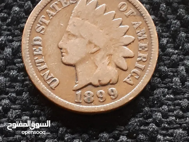 واحد سنت راس الهندي عام  1899 من النوادر السعر موجود في تفاصيل الاعلان